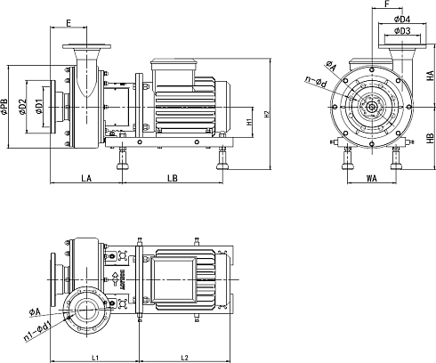 Высокорасходный центробежный насос MLX-150-11