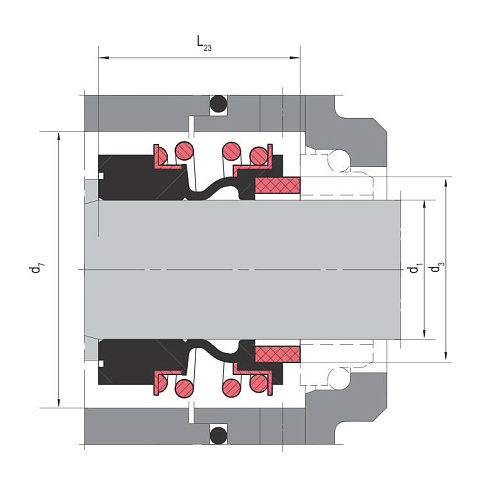 Торцевое уплотнение MG12-12 G60 BVPGG в Уфе фото
