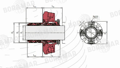 Торцевое уплотнение MS4610 в Уфе фото
