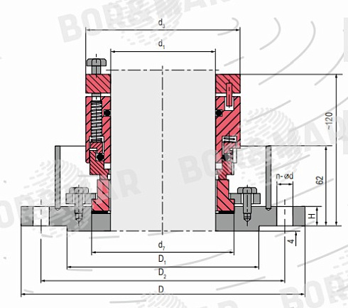 Торцевое уплотнение MS204 в Уфе фото