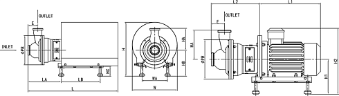 Самовсасывающий насос CIP-L-30-2
